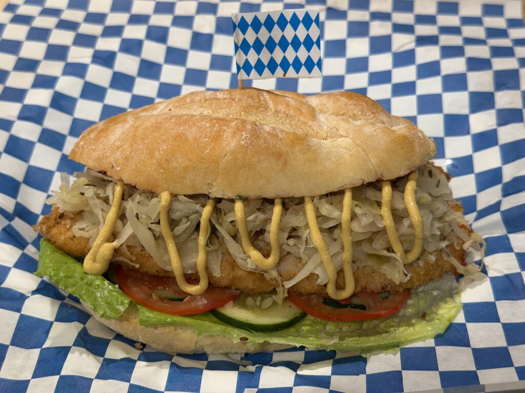 Sauerkraut Schnitzel Sandwich
